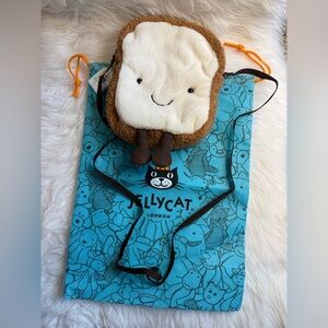 Jellycat Amusables Toast bag new